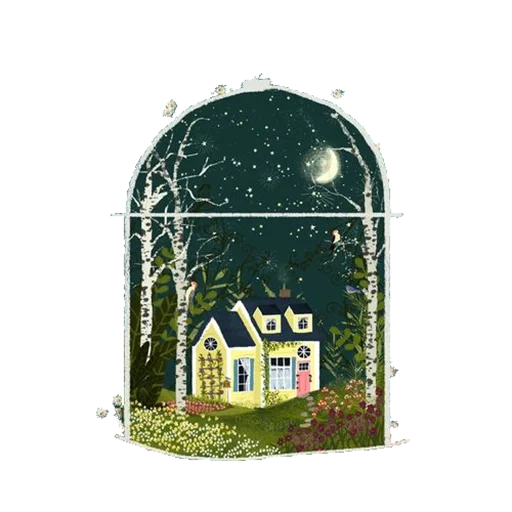 house tarot, mini houses, the house is small, dollhouse, joy laforme artist