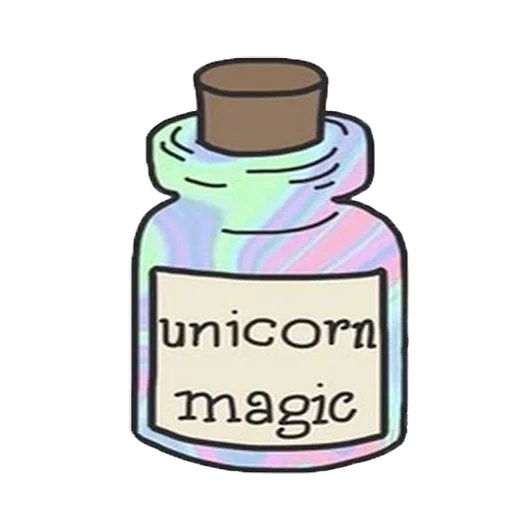 einhorn, magisches einhorn, magic unicorn inschrift, einhornmagie pailletten, ein glas einer einhornmagie