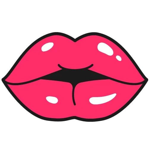 pop art lips, lippenklemmen, lippen mit weißem hintergrund, cartoon mit den lippen, lippentattoo für kinder