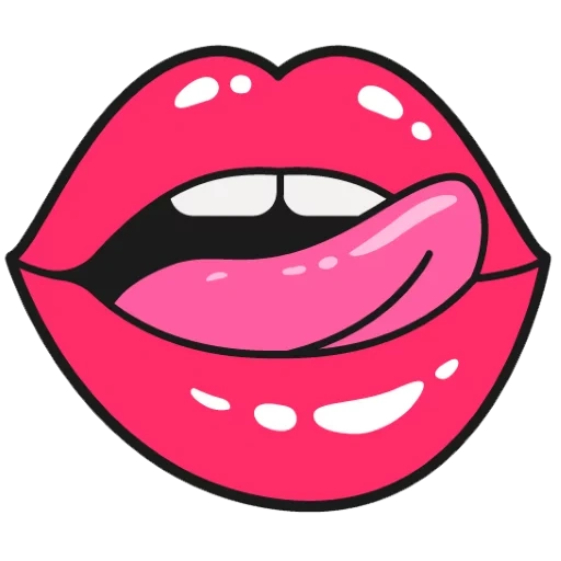 lèvres, vecteur lèvres, vasapu lip, pince à lèvres, art populaire des lèvres