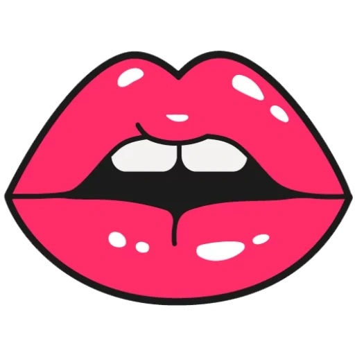 die lippen, die kunst der lippen, pop art lips, rosa lippen, fältchen auf den lippen