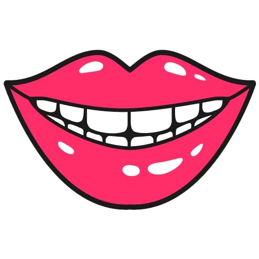 lip, mouth smile, lip smile, troll smiling lips, smile tooth vector