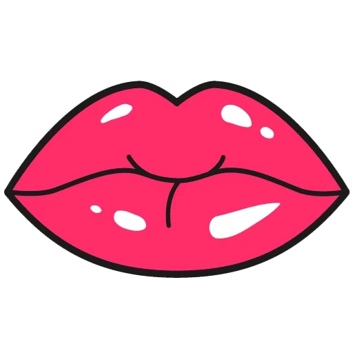 lip, pop art lips, lip lines, cartoon lips, children with lip lines