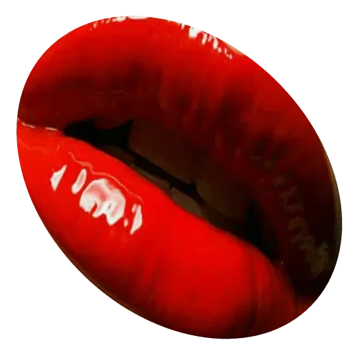 rouge à lèvres en forme de lèvre, bisous sur les lèvres, lèvres rouges, page de gerlips, kiss red lipstick