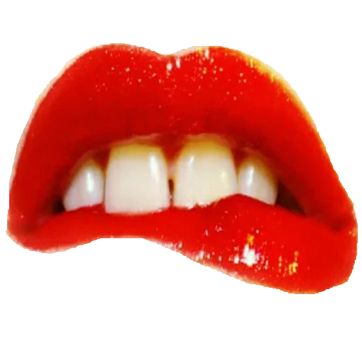 lèvres, dents de lèvres, photoshop pour les lèvres, lèvres de fille avec dents de vampire