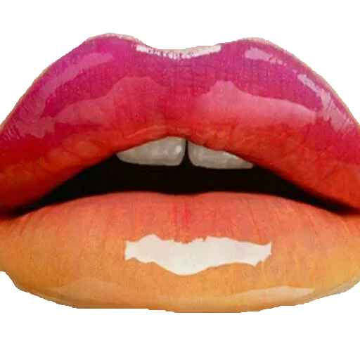 lèvres, lip lip, ombray lip, rouge à lèvres en forme de lèvre, effet tache labiale