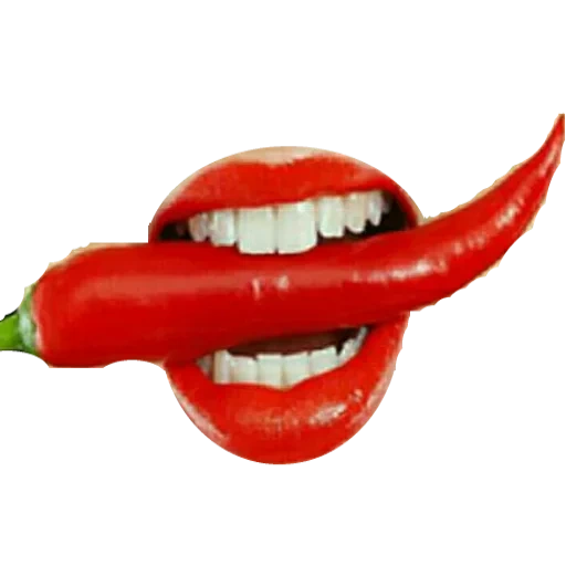 die lippen, the kiss, paprika, scharfe paprika, würziger pfeffer im mund