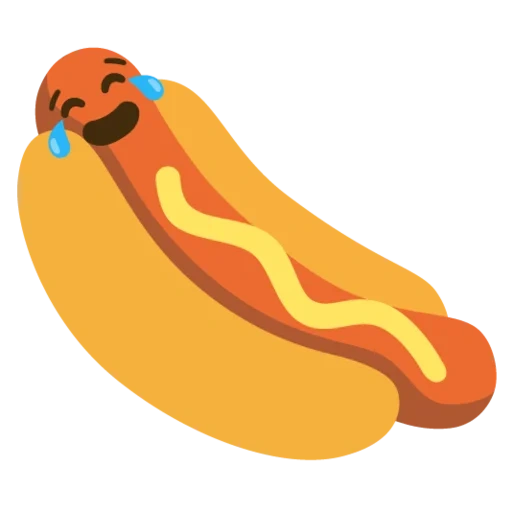 hot-dog, hot-dog, appartement photo, hot-dog emoji
