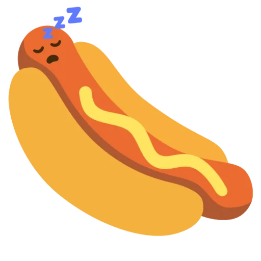 hot dog, hot dog, photo apartment, emoji hot dog