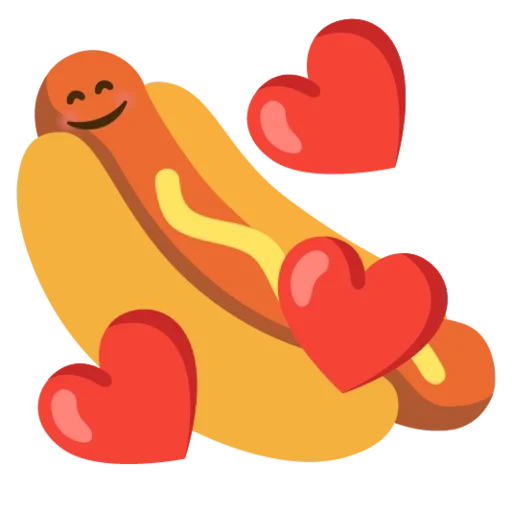 hot, emoji hot dog