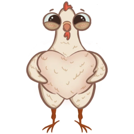 ganso, pollo, patrón de pollo, ilustraciones de pollo