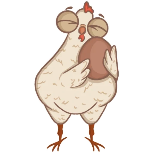 frango, ilustração de frango