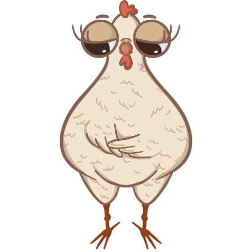 poulets, graines de poulet, drôle de poulet de dessin animé