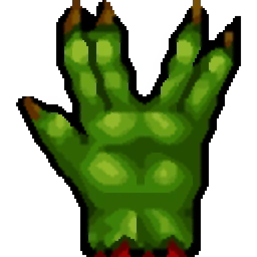 zombie, zombie main, zombie hand, warcraft 3 curseur, cactus pixel art