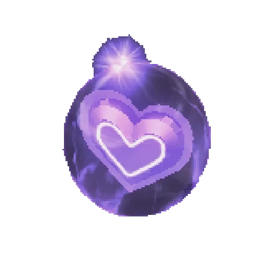 heart, neon lamp center, purple heart, purple shining heart