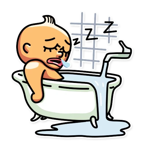 die wanne, kinder, baby, cartoon baby, loudly my in the bath signs always