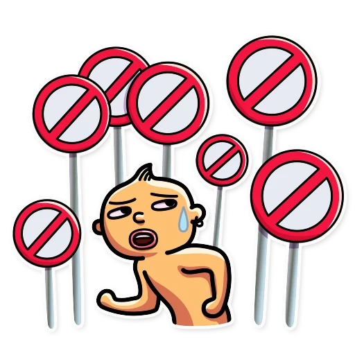emoji, stop sign