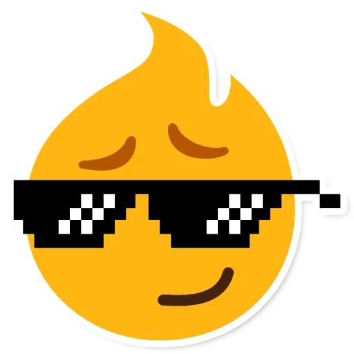 boss smiley, boss smiley, badge smiley, télécharger smiley, lunettes pixel smiley