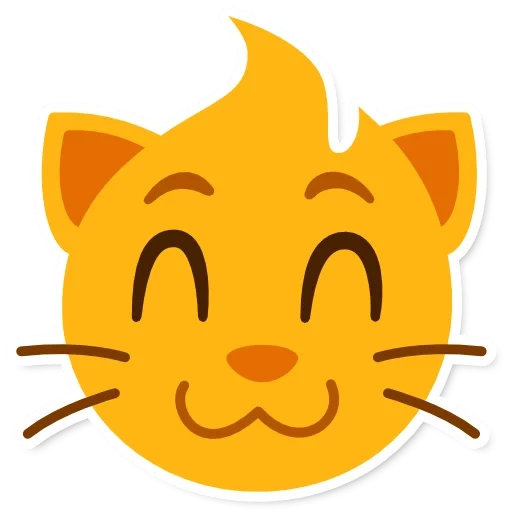 kucing tersenyum, emoji kucing, cat smileik, kucing emoji, emoji discord cat