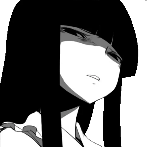 imagen, manga de anime, chan blanco negro, artes de anime de chicas, chicas de anime blancos blancos