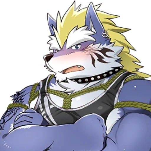 furry, furry art, fury art, fenrir housamo, personnages d'anime