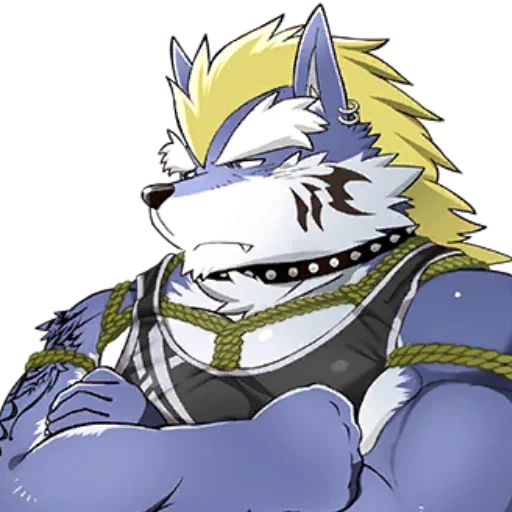 anime, furry, fury art, fenrir housamo, peintre de fury