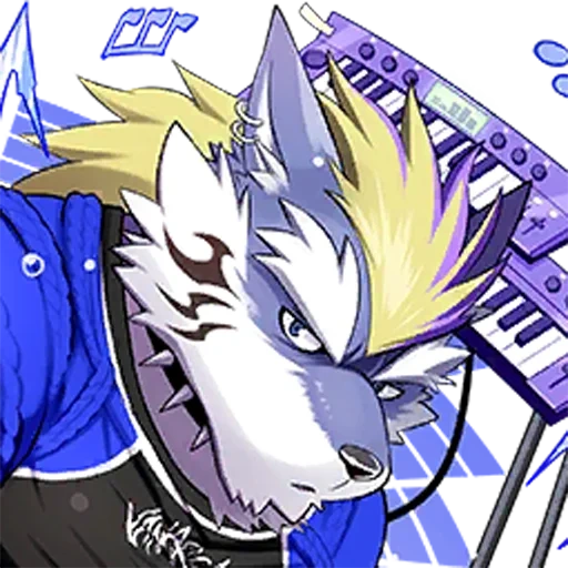 anime, fury art, loup tuba, fenrir housamo, fry boy est cool