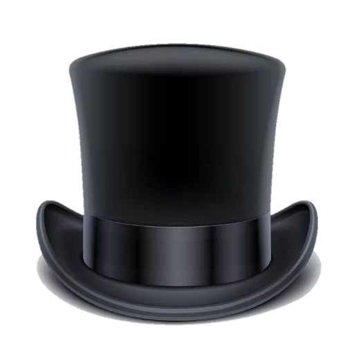 шляпа, цилиндр, цилиндр шляпа, черный цилиндр, цилиндр черном фоне