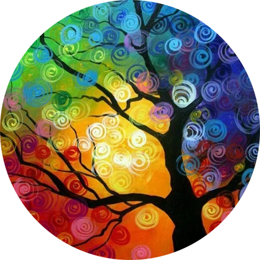 figura, rainbow picture circle, fotos de megan aaron duncanson