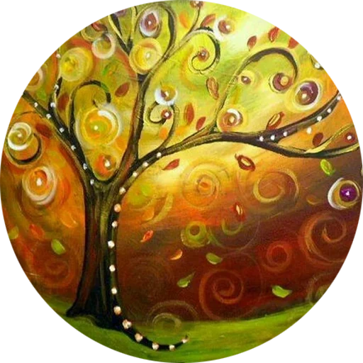 image d'arbre, images peinture, peintures abstraites, peinture abstraite, peintures megan aroon duncanson