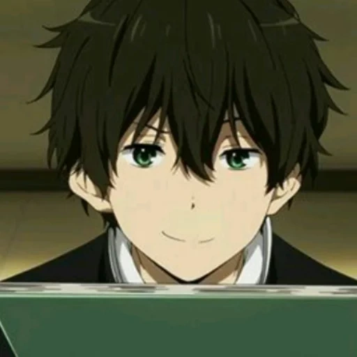 hyouka, kazutaro oki, anime de hyouka, hyouka oreki, orik hortaru