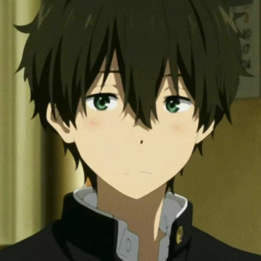 hyouka, cauda e taro, personagem de anime, hyouka hotaro oreki, animação hyouka hotaro oreki