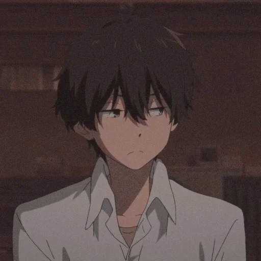 anime, randa anime, cute anime, houtarou oreki, anime charaktere