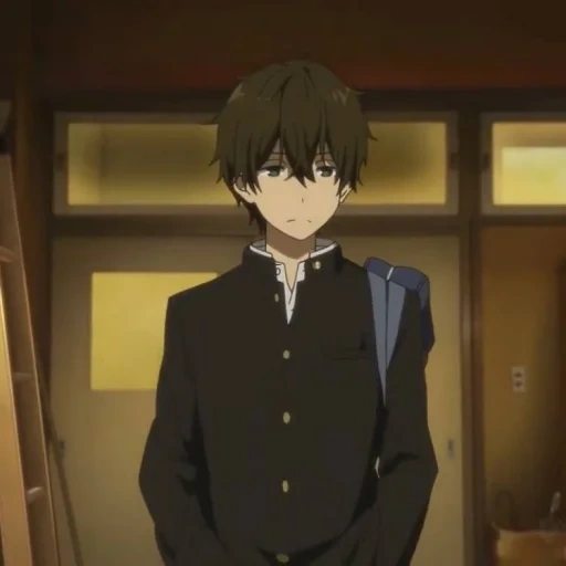 anime, hyouka, chitanda hyouka, i personaggi degli anime, oreki x chitanda sad