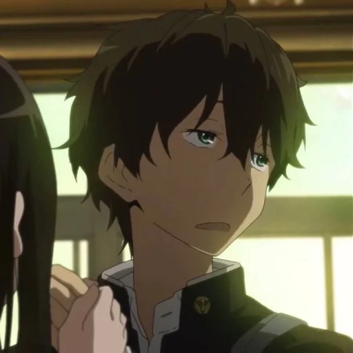 hitouka, imagen, anime hyka, anime hyouka, anime hek subtitra