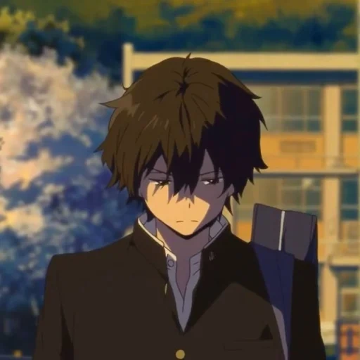 anime hyouka, khotaro orek, anime khotaro oreki, hyouka hotaro orek, khotaru oweks estetika