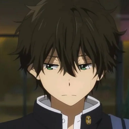 anime, anime guys, khotaro orek, oreki houtarou, anime characters