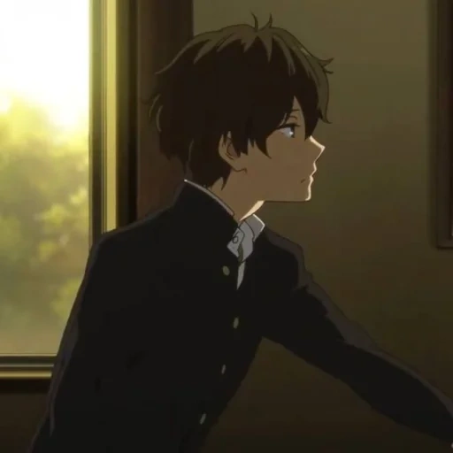 animação, hyouka, figura, animação fofa, personagem de anime