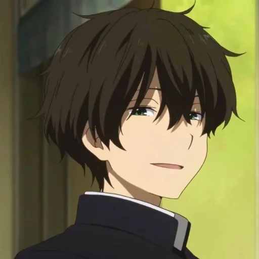 menino anime, cauda e taro, personagem de anime, animação noguchi taro, hutarou oreki