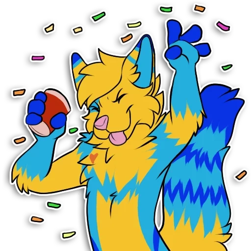 furry, fry art, día rico, fry hippies, imagen de ferry