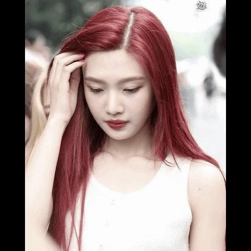 k pop, la ragazza, velluto rosso, rosso, jiu dreamcatcher