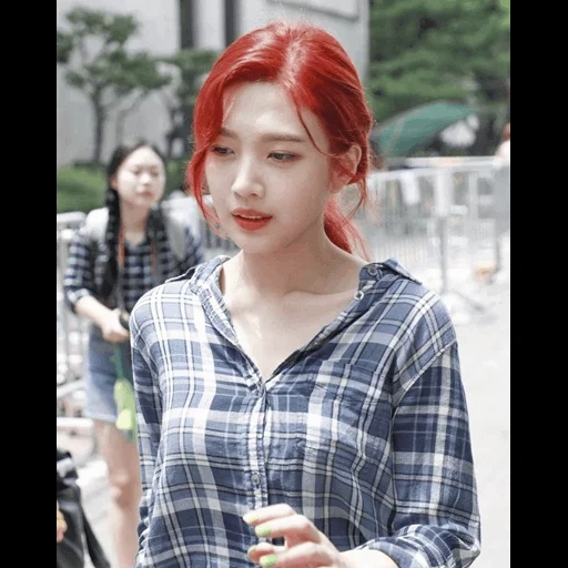 gadis, amatir, red velvet joy, irene beludru merah, gadis asia