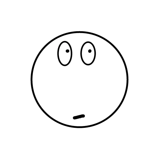 sleepy smiley, smiley without mouth, smiley drawings, the smiley is black, smiles emotions blackly white