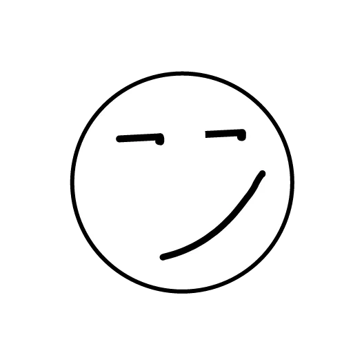 emiley face, smileyl icon, neutral emoticon, black white emoticons, smileik black white smile