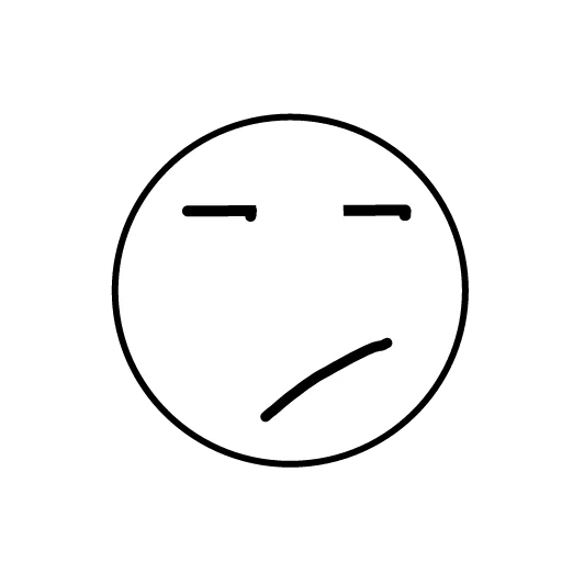 smiley face, smileik template, sad smiley, neutral emoticon, black white emoticons