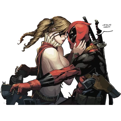 deadpool 2, art deadpool, harley quinn, harley quinn deadpool, the love of deadpool harley quinn