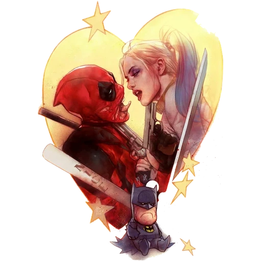 harley queen, deadpool chibi, chibi marvel deadpool, lady deadpool peter parker, cinta deadpool harley quinn