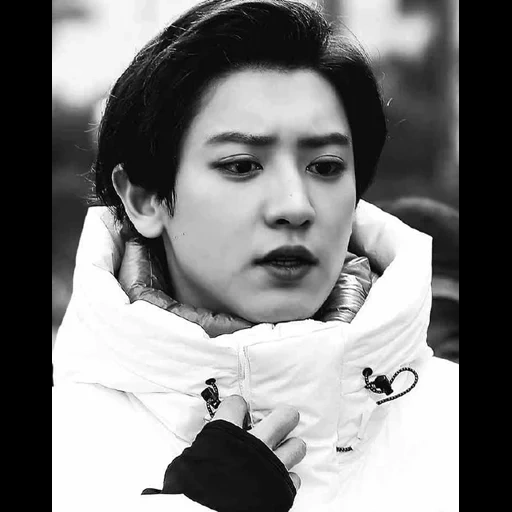 carnell, park cheung-lee, chanyeol exo, dinheiro pequeno, close-up do rosto de zhang jol