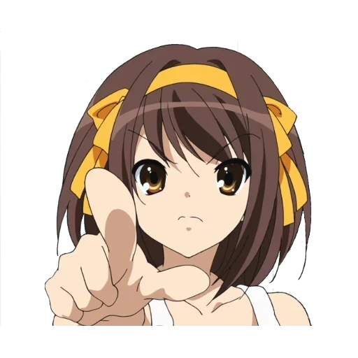 haruhi suzumiya, харухи судзумия, харухи судзумия портрет, меланхолия харухи судзумии, меланхолия харухи судзумии юки