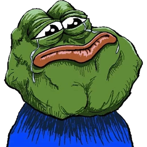 pepe kiemen, pepe frosch, pepe parker der frosch, der frosch der trauer, der traurige frosch von meme